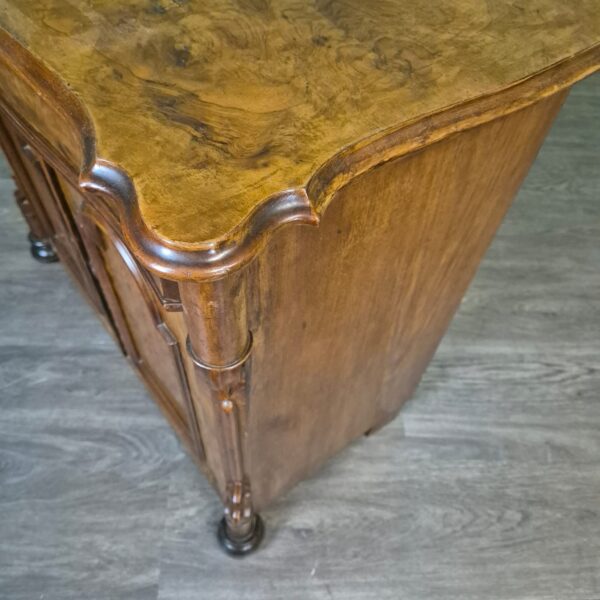 Anrichte Halbschrank Louis Philippe 1860 Nussbaum – Bild 8