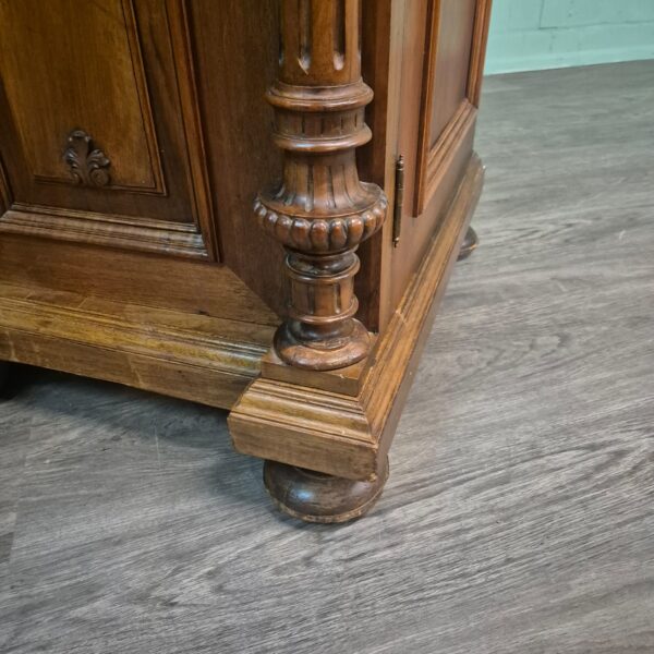 Buffetschrank Schrank Gründerzeit 1880 Nussbaum – Bild 14