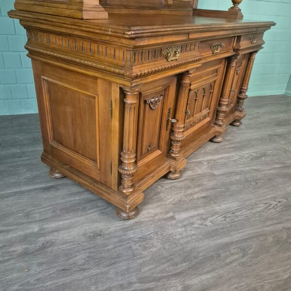 Buffetschrank Schrank Gründerzeit 1880 Nussbaum – Bild 18