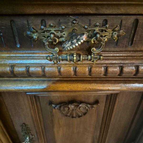 Buffetschrank Schrank Gründerzeit 1880 Nussbaum – Bild 30