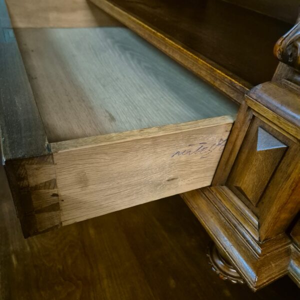 Buffetschrank Schrank Gründerzeit 1880 Nussbaum – Bild 29