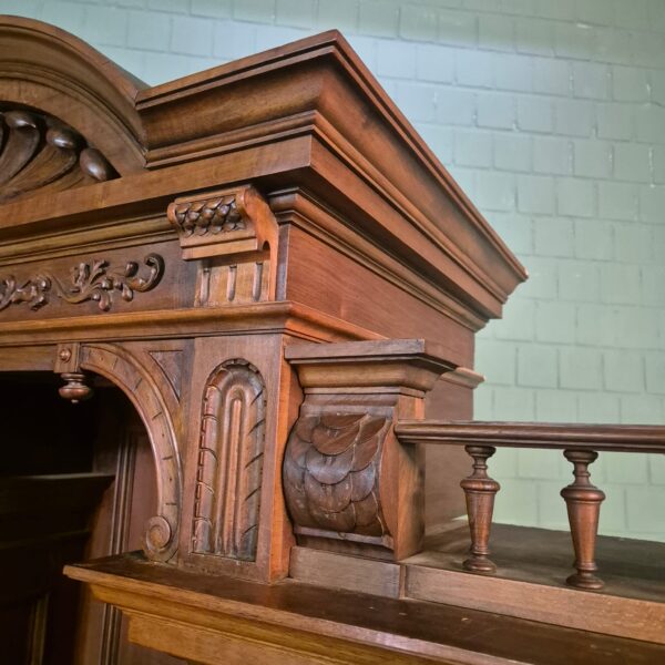 Buffetschrank Schrank Gründerzeit 1880 Nussbaum – Bild 10