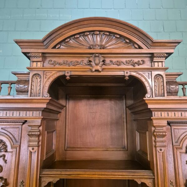 Buffetschrank Schrank Gründerzeit 1880 Nussbaum – Bild 9