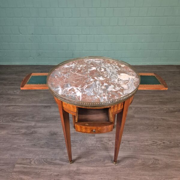 Beistelltisch Tisch Art Deco 1915 Nussbaum – Bild 12
