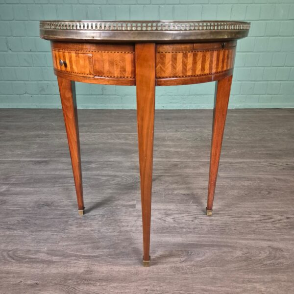 Beistelltisch Tisch Art Deco 1915 Nussbaum – Bild 5