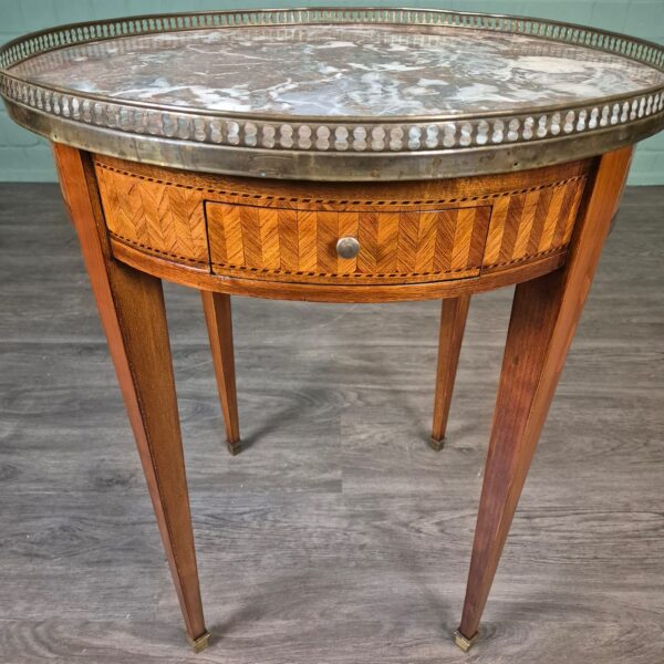 Beistelltisch Tisch Art Deco 1915 Nussbaum – Bild 3