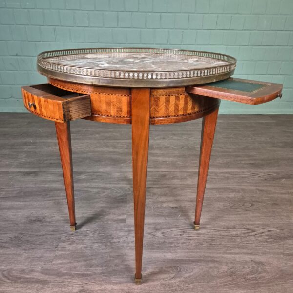 Beistelltisch Tisch Art Deco 1915 Nussbaum – Bild 13