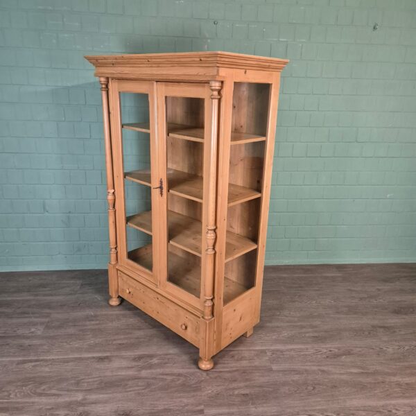 Vitrine Geschirrschrank Kiefer 1,13 m – Bild 5