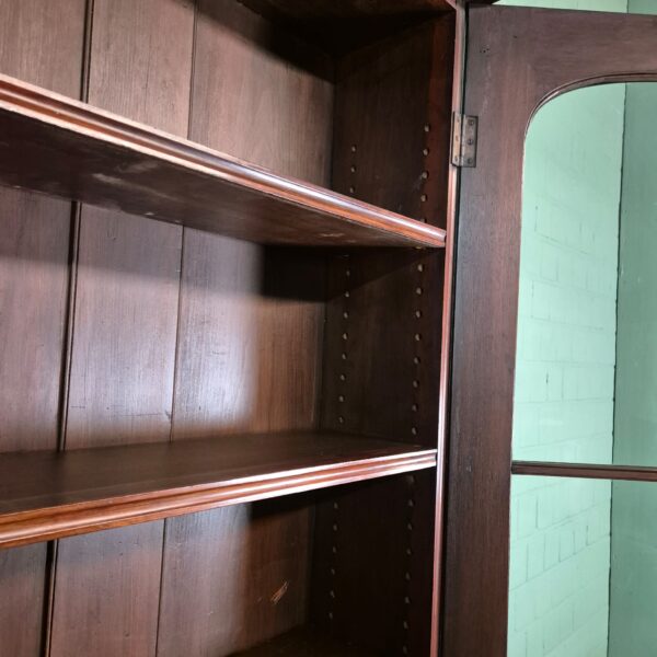Bücherschrank Vitrine Biedermeier 1840 Mahagoni – Bild 15