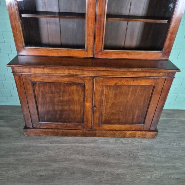 Bücherschrank Vitrine Biedermeier 1840 Mahagoni – Bild 6