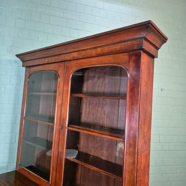 Bücherschrank Vitrine Biedermeier 1840 Mahagoni – Bild 9