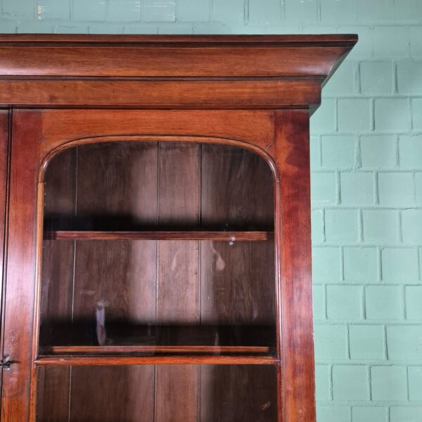 Bücherschrank Vitrine Biedermeier 1840 Mahagoni – Bild 10