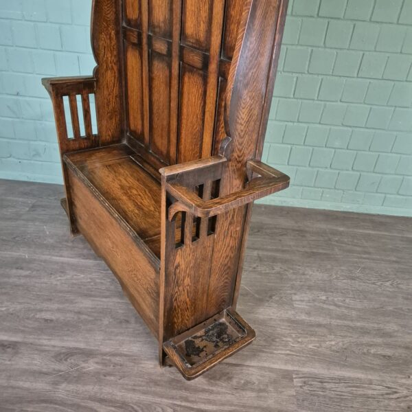 Garderobe Art-Deco 1930 Eiche – Bild 9