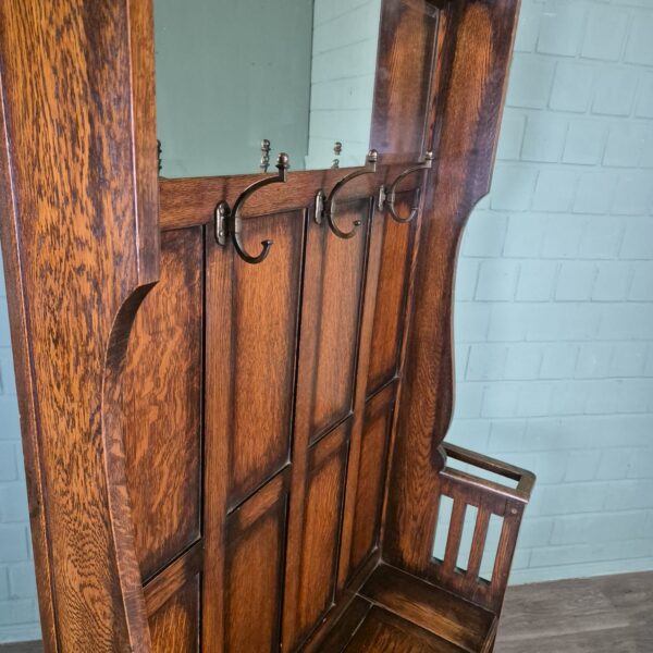Garderobe Art-Deco 1930 Eiche – Bild 6