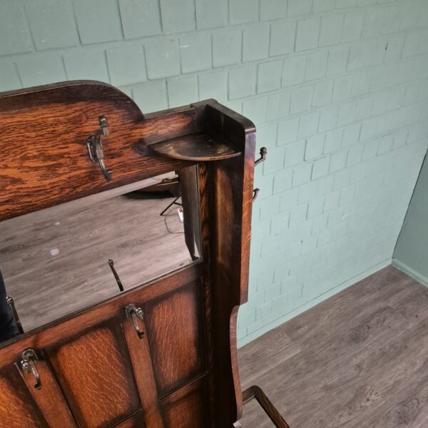 Garderobe Art-Deco 1930 Eiche – Bild 12