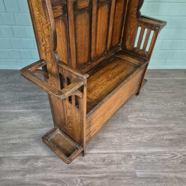Garderobe Art-Deco 1930 Eiche – Bild 7