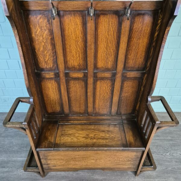 Garderobe Art-Deco 1930 Eiche – Bild 8