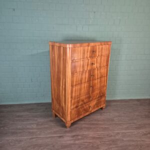 Hochkommode Biedermeier 1850 Kirschbaum