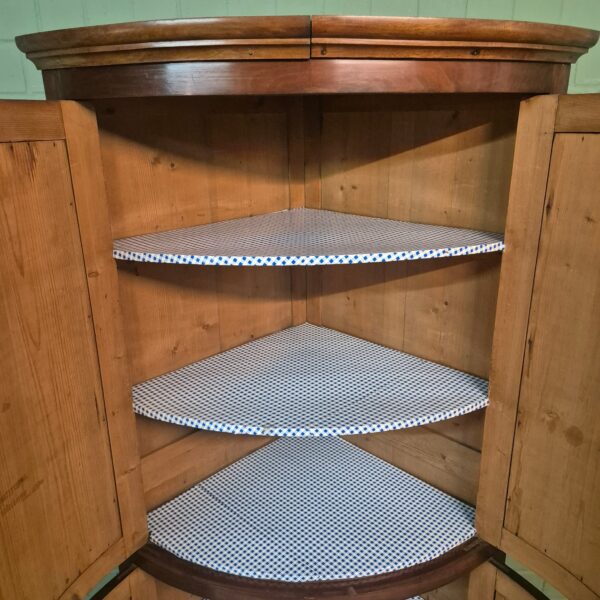 Eckschrank Biedermeier 1850 Mahagoni – Bild 11
