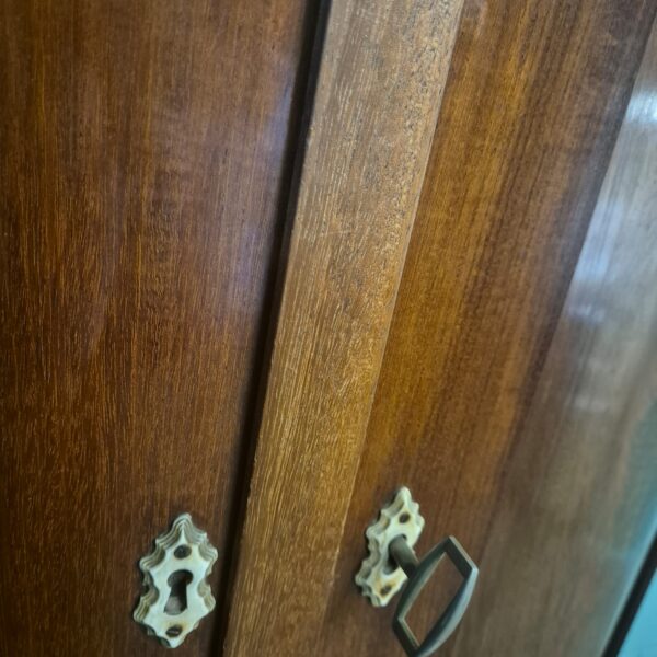 Eckschrank Biedermeier 1850 Mahagoni – Bild 9
