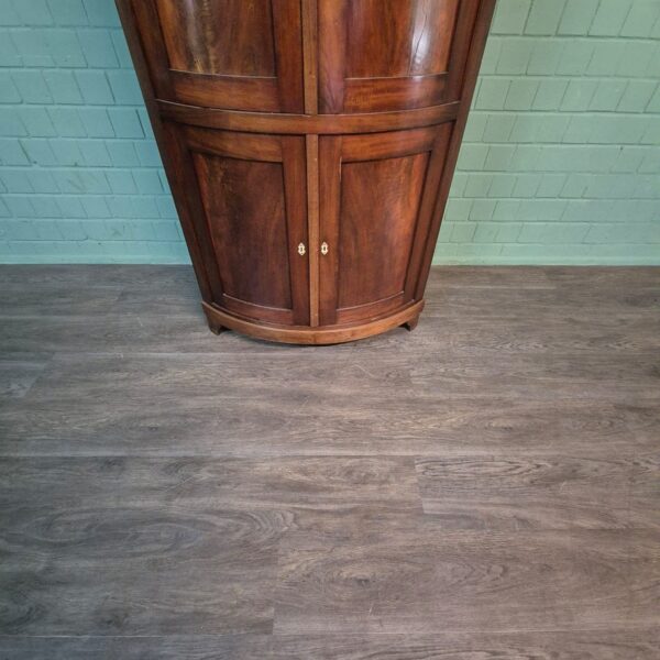 Eckschrank Biedermeier 1850 Mahagoni – Bild 7