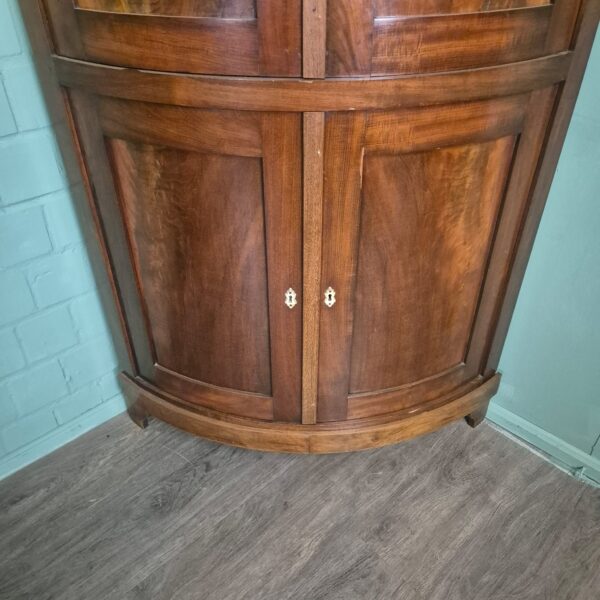 Eckschrank Biedermeier 1850 Mahagoni – Bild 8