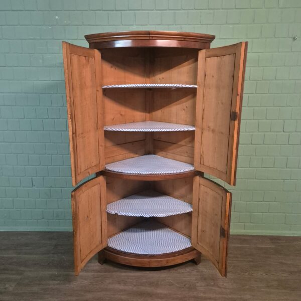 Eckschrank Biedermeier 1850 Mahagoni – Bild 10