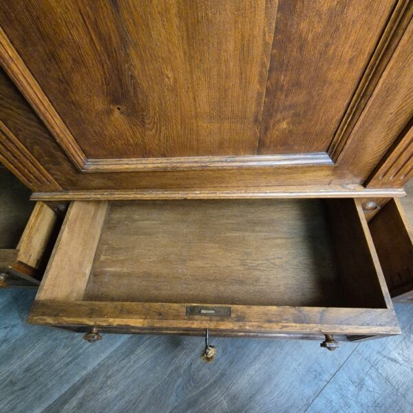 Schrank Kleiderschrank Gründerzeitstil Eiche – Bild 23