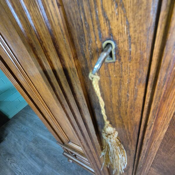 Schrank Kleiderschrank Gründerzeitstil Eiche – Bild 14