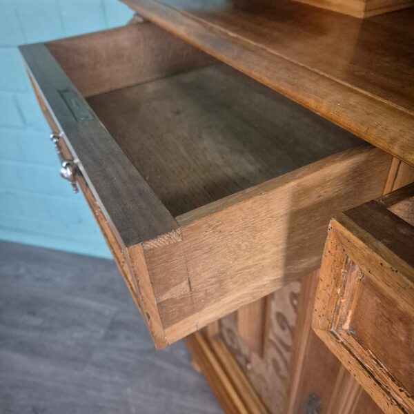 Buffetschrank Schrank Gründerzeit 1890 Nussbaum – Bild 23