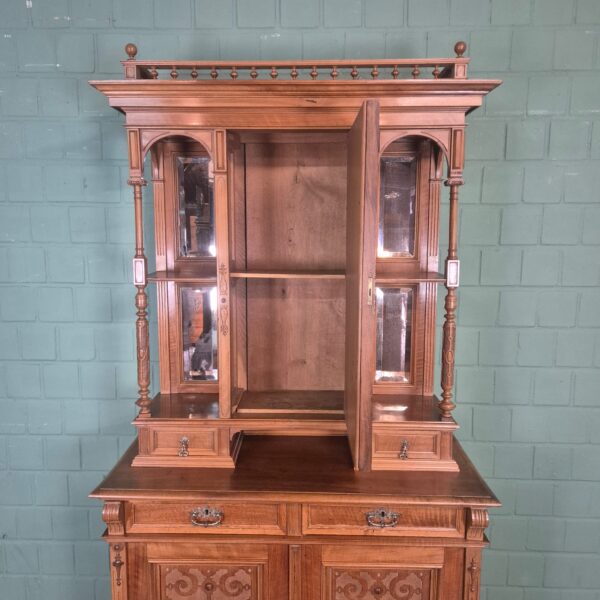 Buffetschrank Schrank Gründerzeit 1890 Nussbaum – Bild 18