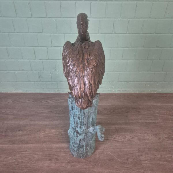 Skulptur Dekoration Pelikan Bronze 0,96 m – Bild 9