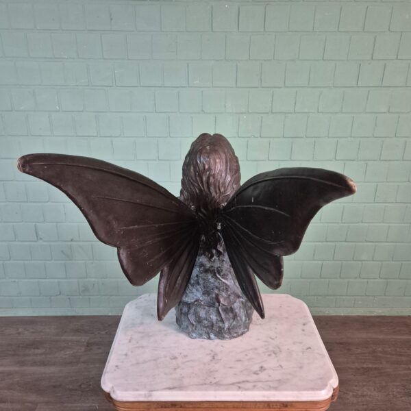 Skulptur Dekoration Waldfee Elfe Bronze 1,10 m – Bild 13