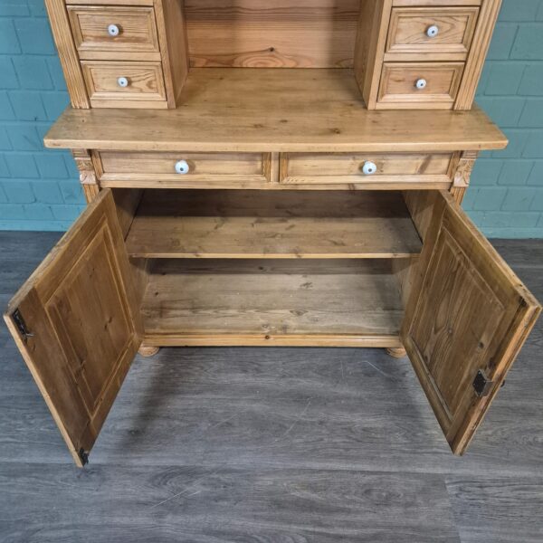 Buffetschrank Schrank Gründerzeit 1880 Kiefer – Bild 12