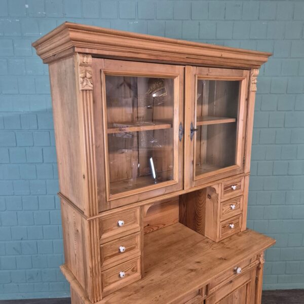 Buffetschrank Schrank Gründerzeit 1880 Kiefer – Bild 3