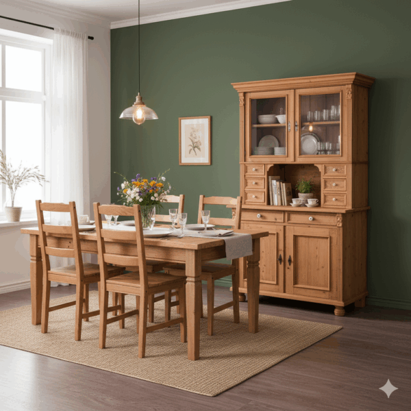 Buffetschrank Schrank Gründerzeit 1880 Kiefer – Bild 2