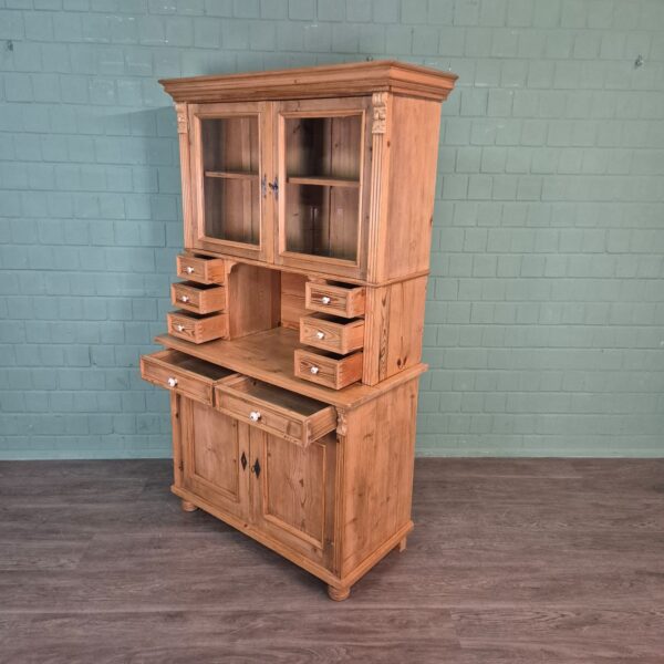 Buffetschrank Schrank Gründerzeit 1880 Kiefer – Bild 13