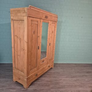 Schrank Kleiderschrank Jugendstil 1900 Kiefer