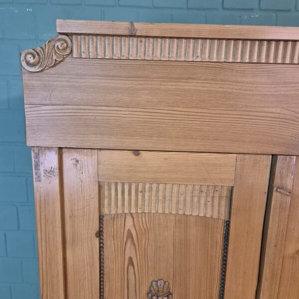 Schrank Kleiderschrank Jugendstil 1900 Kiefer – Bild 8