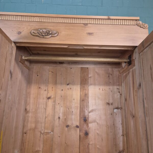 Schrank Kleiderschrank Jugendstil 1900 Kiefer – Bild 17
