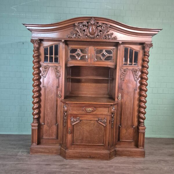 Buffetschrank Schrank Neubarock Eiche 2,20 m – Bild 3