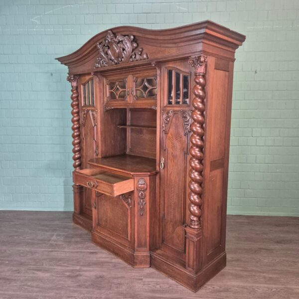 Buffetschrank Schrank Neubarock Eiche 2,20 m – Bild 26