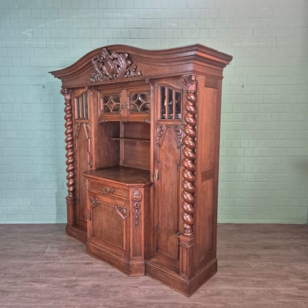 Buffetschrank Schrank Neubarock Eiche 2,20 m – Bild 4