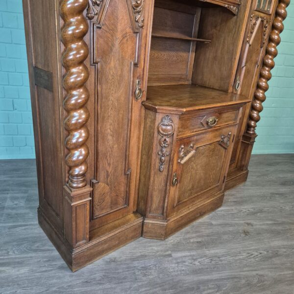 Buffetschrank Schrank Neubarock Eiche 2,20 m – Bild 8