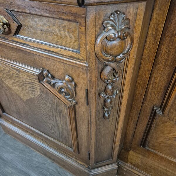 Buffetschrank Schrank Neubarock Eiche 2,20 m – Bild 10