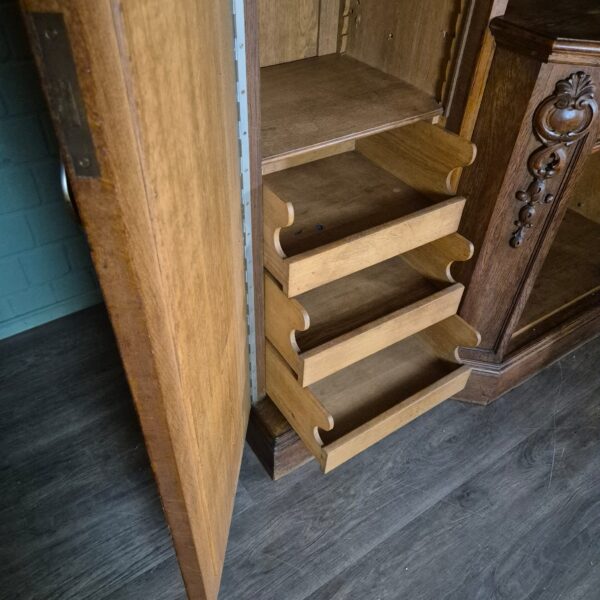 Buffetschrank Schrank Neubarock Eiche 2,20 m – Bild 23