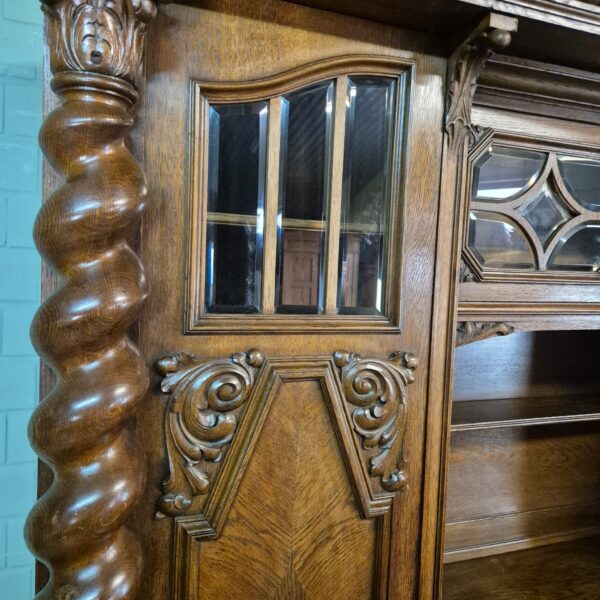 Buffetschrank Schrank Neubarock Eiche 2,20 m – Bild 6