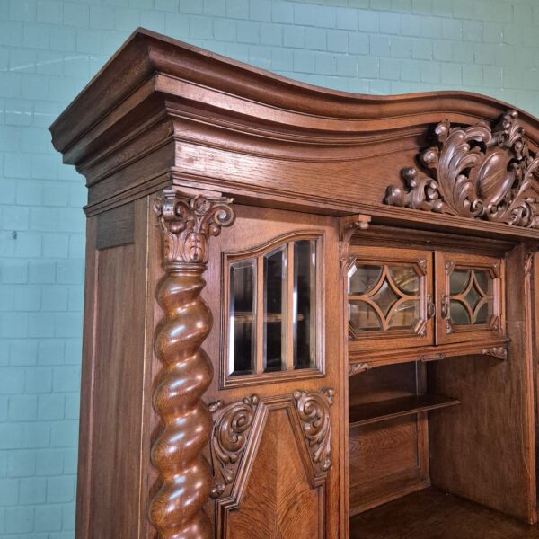 Buffetschrank Schrank Neubarock Eiche 2,20 m – Bild 5