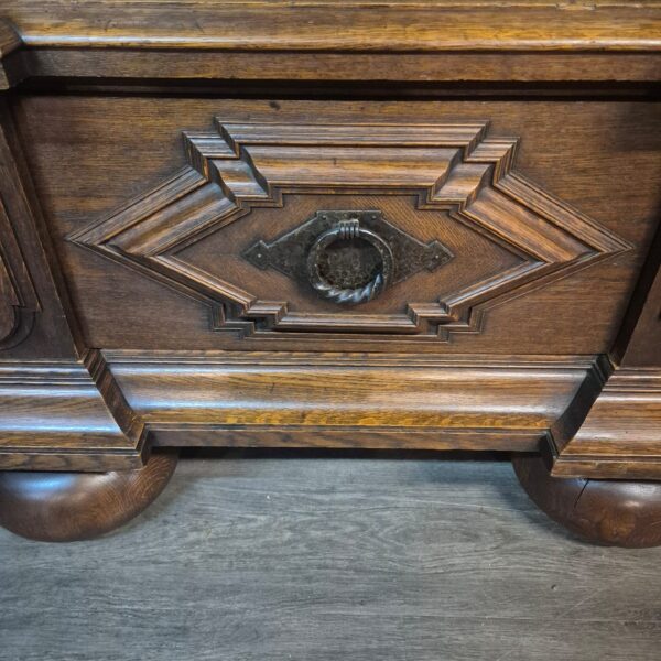 Schrank Kleiderschrank Historismus 1880 Eiche – Bild 10
