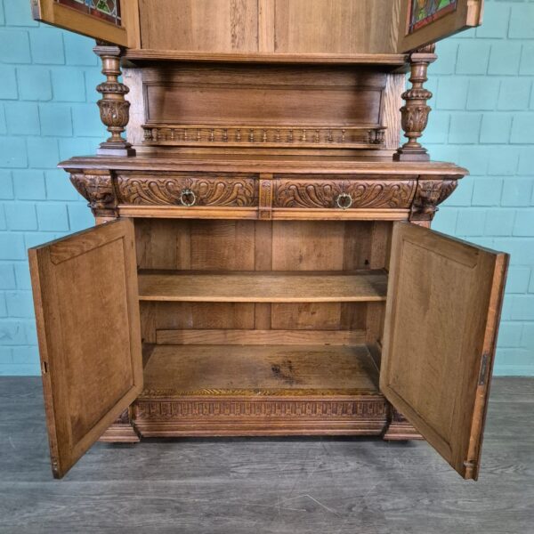 Buffetschrank Schrank Gründerzeit 1880 Eiche – Bild 26